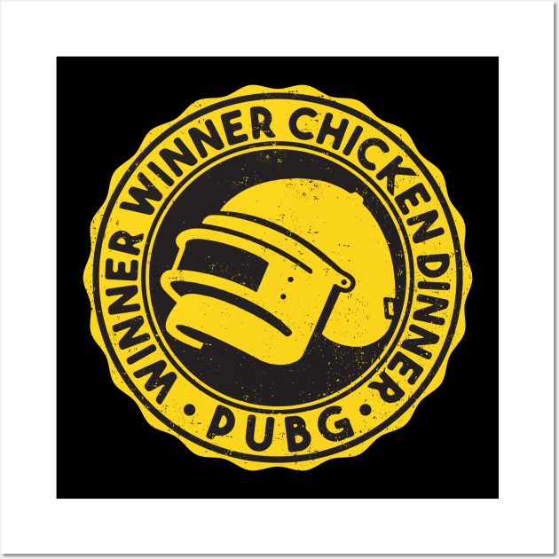 Winner winner chicken dinner pubg Wall Art by Durro